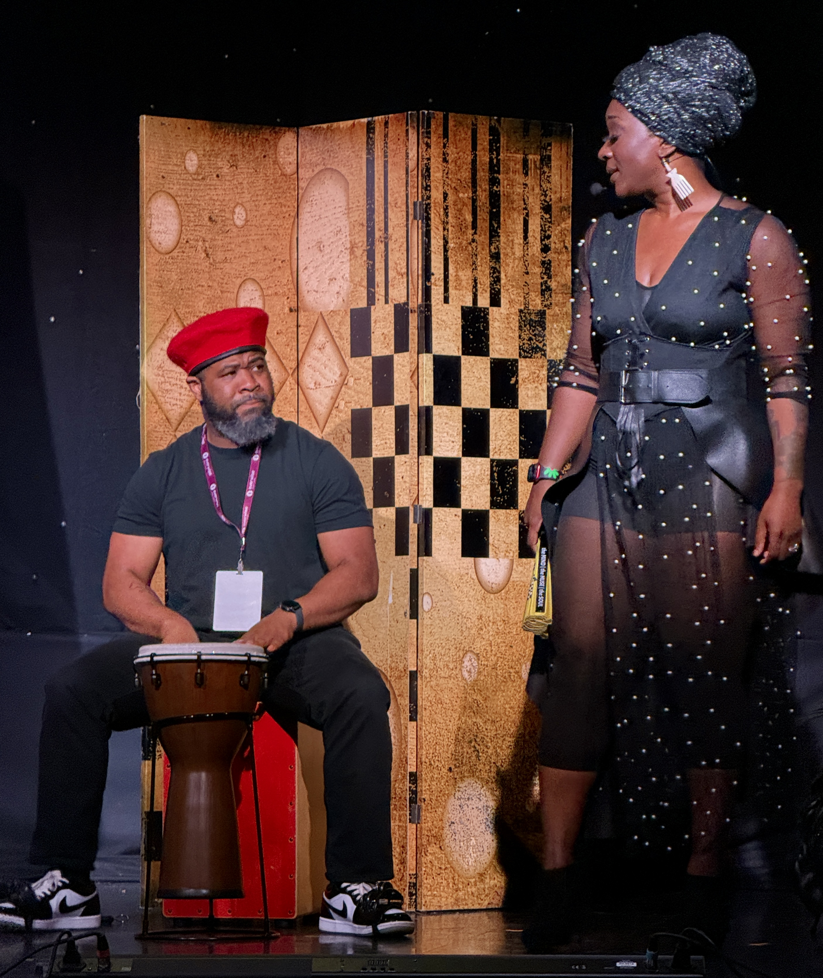 PsyWrn Simone performing at the IndyFringe Festival